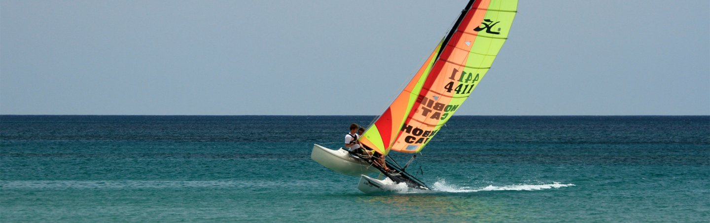 Katamaran Segeln Caravia Beach Hotel Marmari Kos Griechenland Segelschule