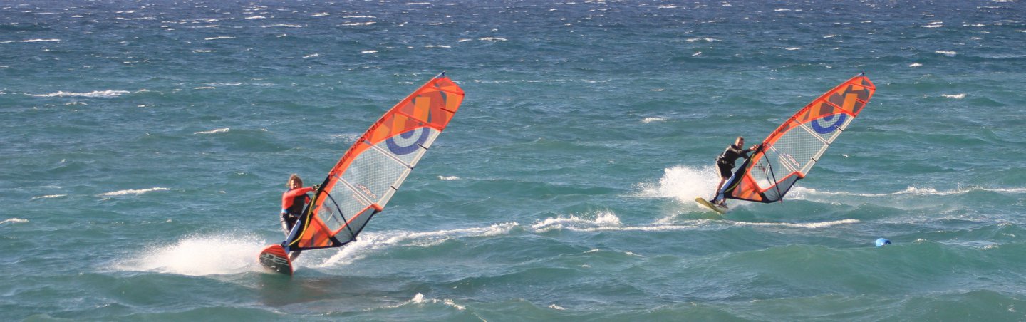 Windsurfing lessons Caravia Beach Hotel