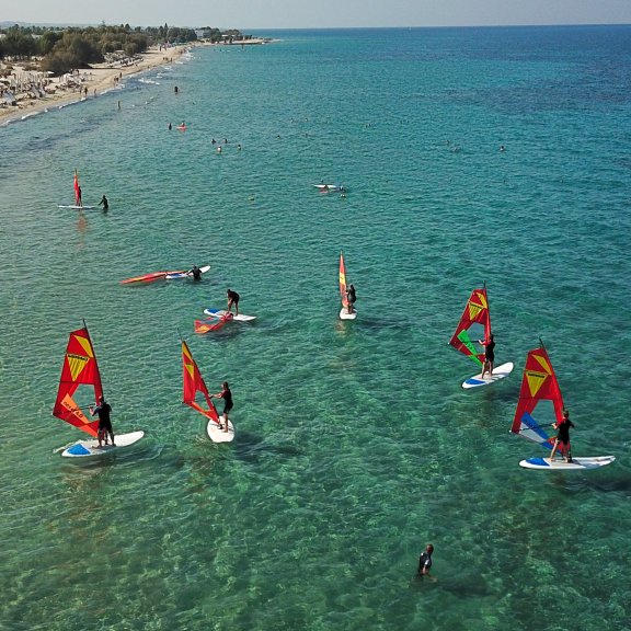 Windsurfing Marmari, Windsurfen Kos, Caravia Beach Hotel, Marmari, Windsurfschule, Windsurfing lessons